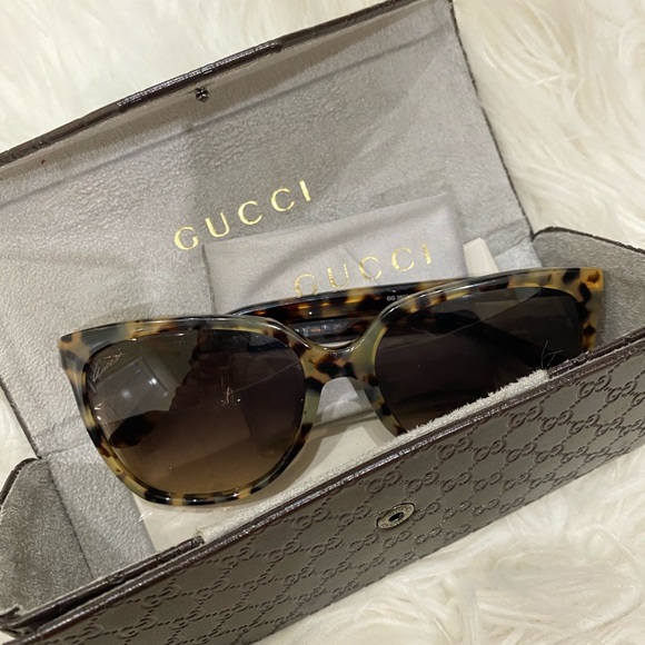 Gucci Accessories Gucci Leopard Cat Eyes Sunglasses Poshmark